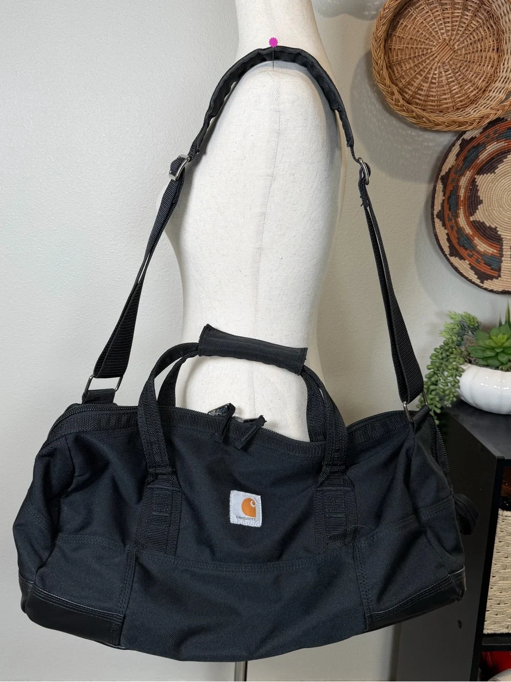 Carhartt Black Duffel Bag
